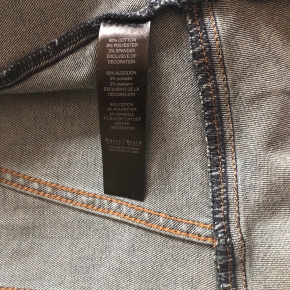 WHBM LONG SLEEVE NOVELTY DENIM JACKET - Picture 12 of 15